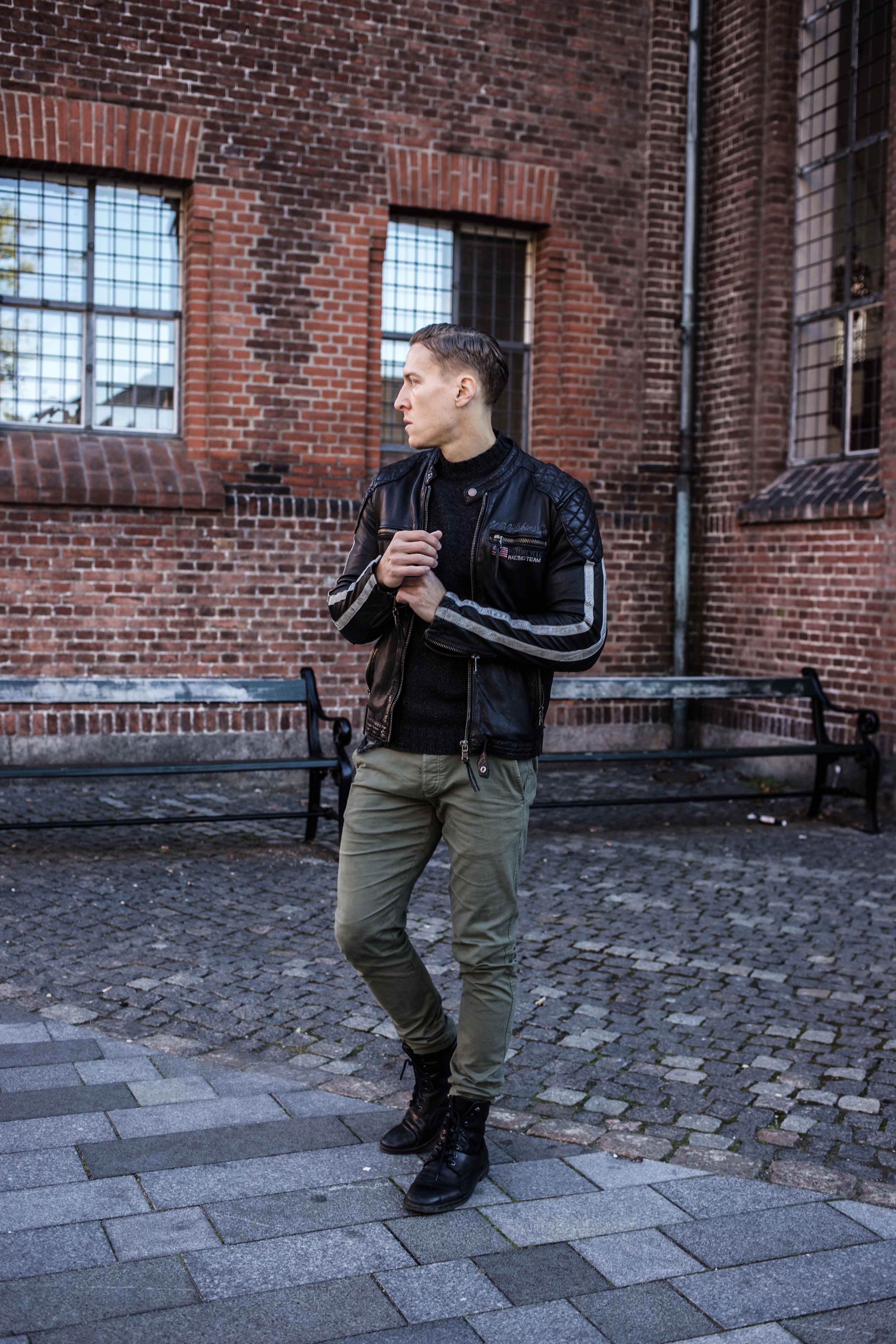 trashed-pullover-schwarze-lederjacke-olivgruene-chino-grunge-look_6020