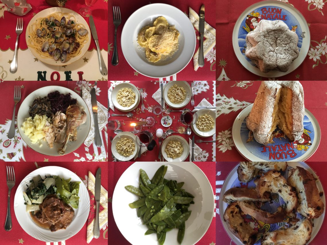 Italienisches Weihnachtsessen Traditionelles Weihnachtsmenü