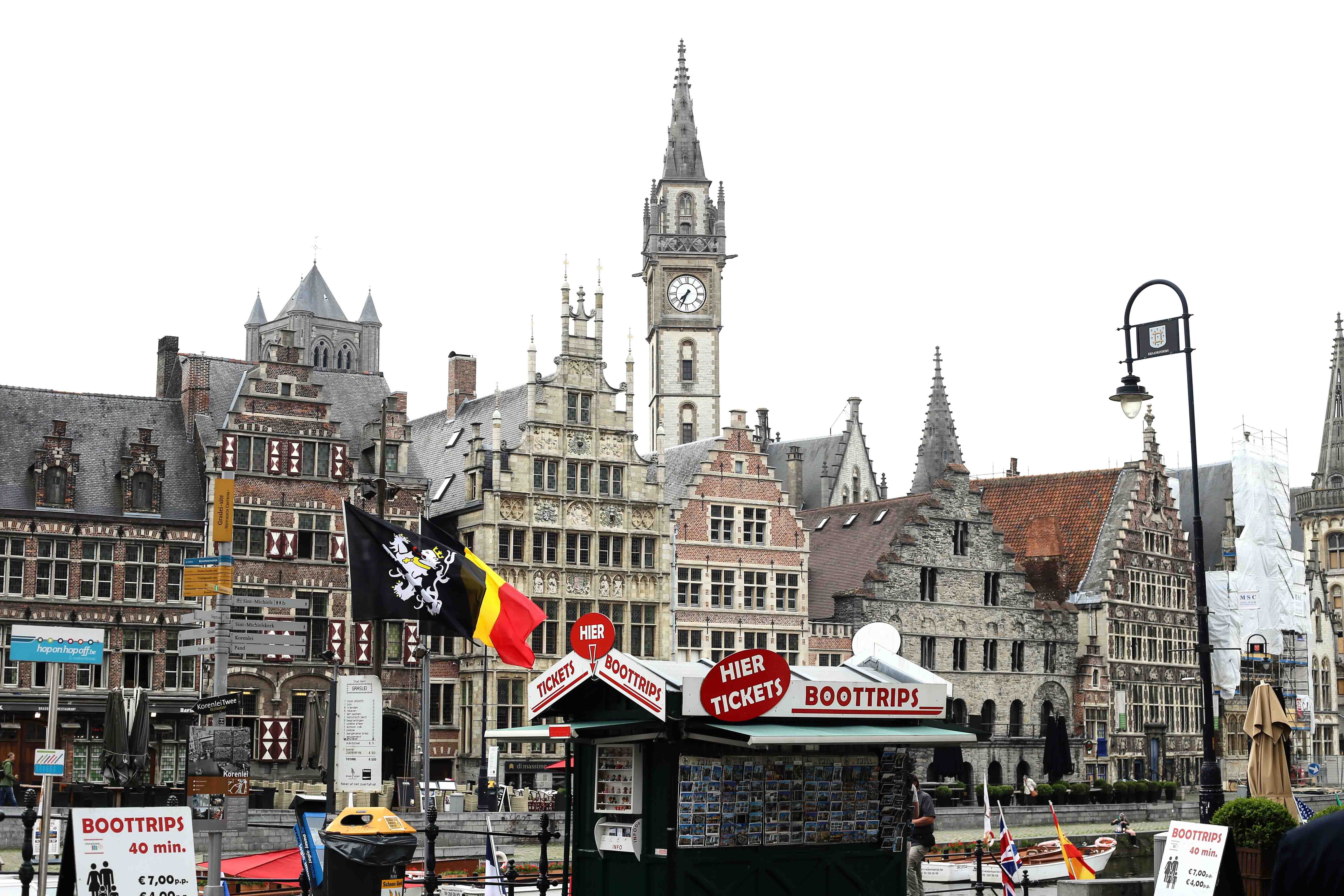 Gent-Kurztrip-Empfehlung-Sehenswürdigkeiten-Kanäle-Reiseblog-Belgien-graslei-korenlei