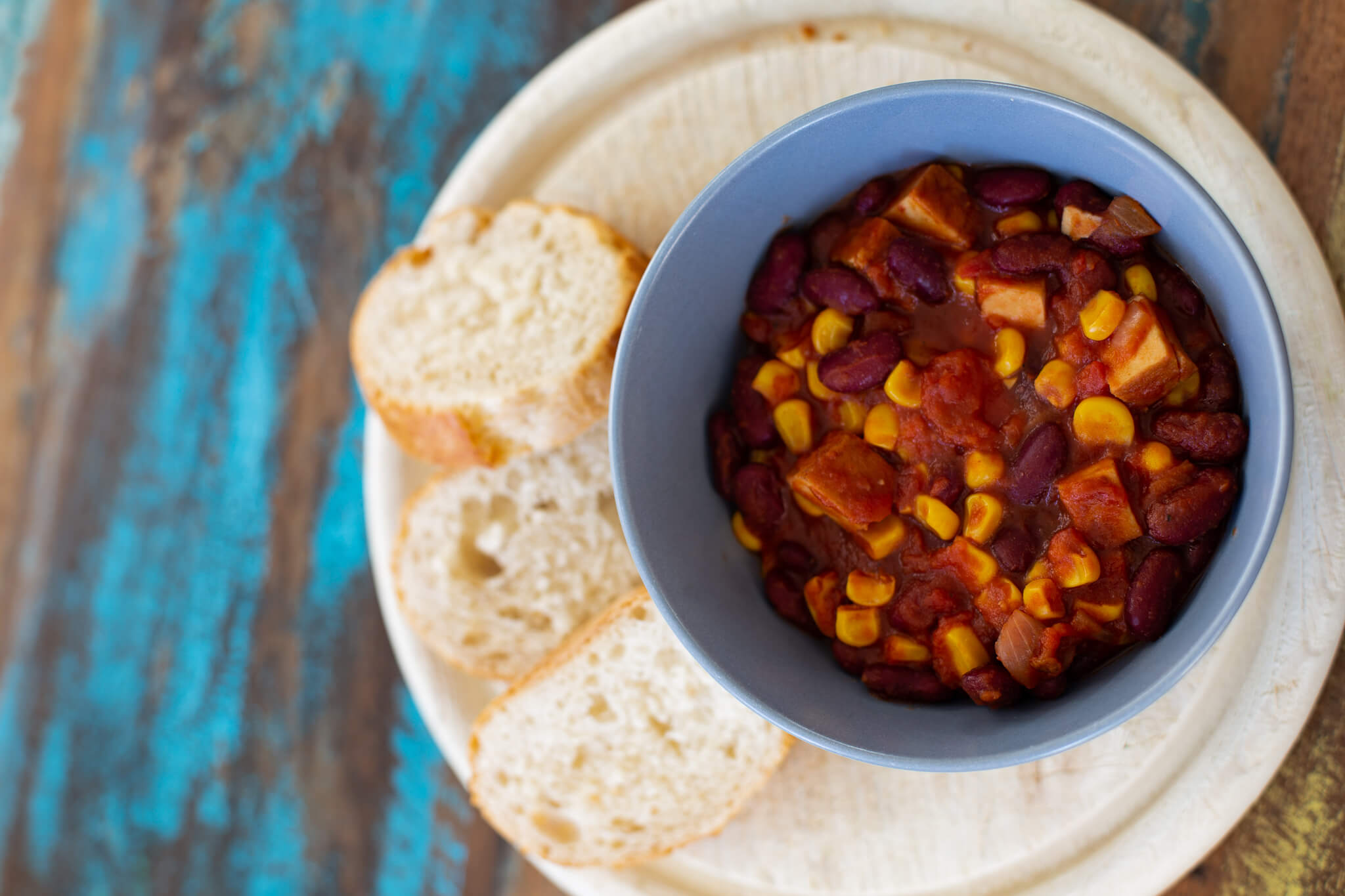 chili con tofu veganes chili rezept-2 – 7 Miles to Paris – Lifestyle ...