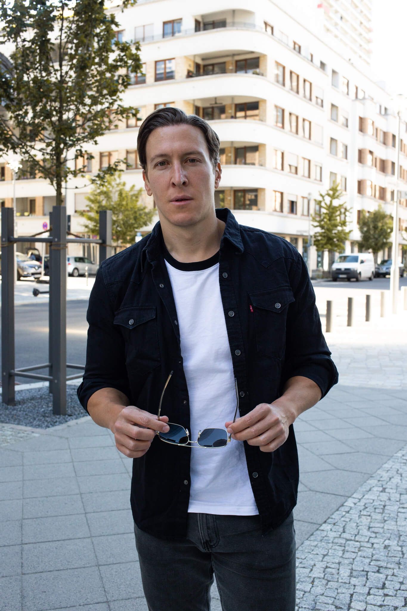 jeanshemd kombinieren streetstyle männer-01